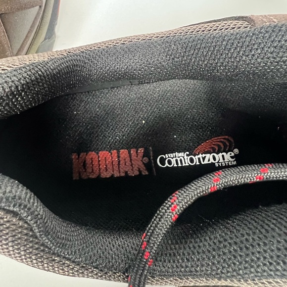 Kodiak LKT1 Composite Safety Toe Men's Brown and Red Shoes NWB 10 - Picture 9 of 11